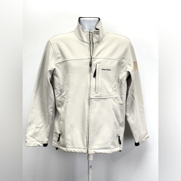 NAUTICA Men’s Beige thermal full zip jacket size S. - Picture 1 of 12